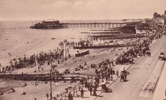 The Beach and Promanade from The Queens Hotel, Hastings. - 5398455312